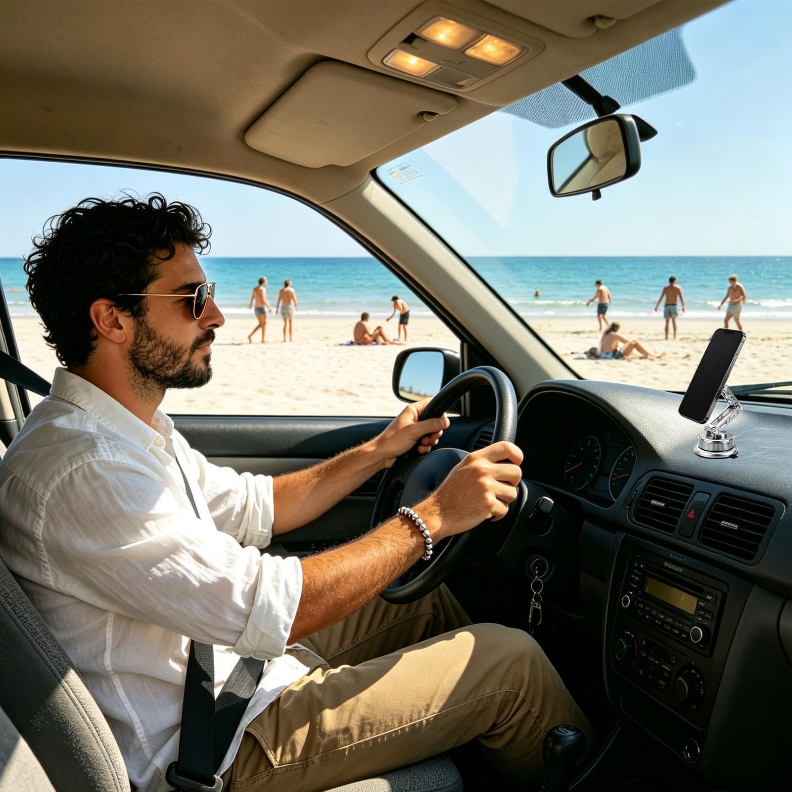 Supporto Telefonico per Auto per Rotazione a 360 Gradi per Cellulare su