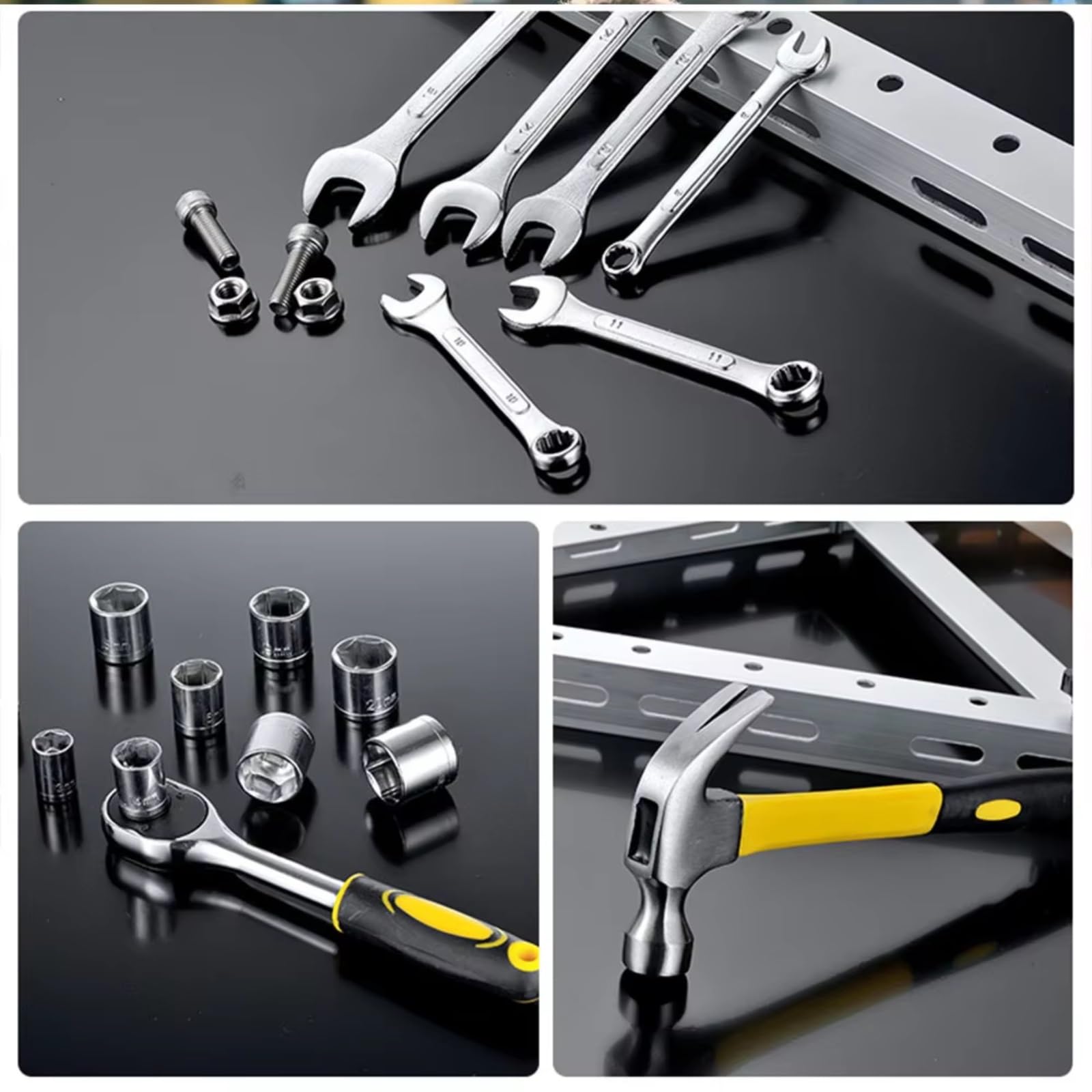 Maletín herramientas multiusos Juego Utensilio Doméstico 108 Piezas Herramientas Manuales Generales Con Caja Almacenamiento Llaves Combinadas Y Reparaciones Automóviles