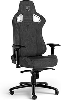 noblechairs Epic TX Gaming Stuhl, Bürostuhl, Schreibtischstuhl, Atmungsaktives Textilgewebe, Kopf- und Lendenstütze, Entwickelt für Nutzer bis 120 kg, (Anthrazit, Textilgewebe)