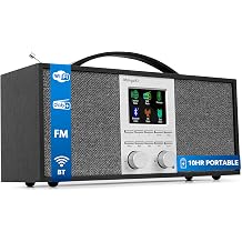 SR40 Stereo Internet Radio WiFi, Podcast, Bluetooth, FM, 10hr Play