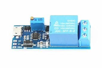 Time Switches Module Trigger Delay Relay Module Delay On Delay Switch Wide Voltage 5V-30V Power Supply Pack of 2