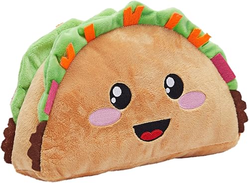 Blue Panda Almohada de tacos – Diseño de cara de panda – Decoraciones vibrantes para fiestas de tacos – 10 pulgadas