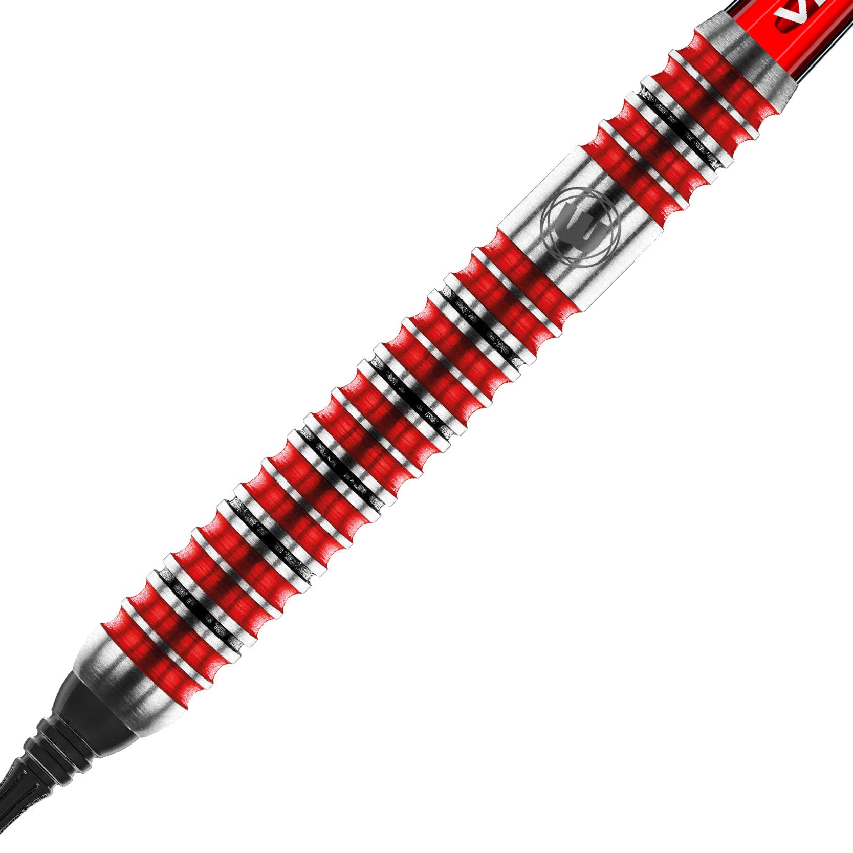 WINMAU Diablo 20 Gramo Profesional Punta Blanda Tungsteno Dardos con Vuelos y Tallos (Ejes)