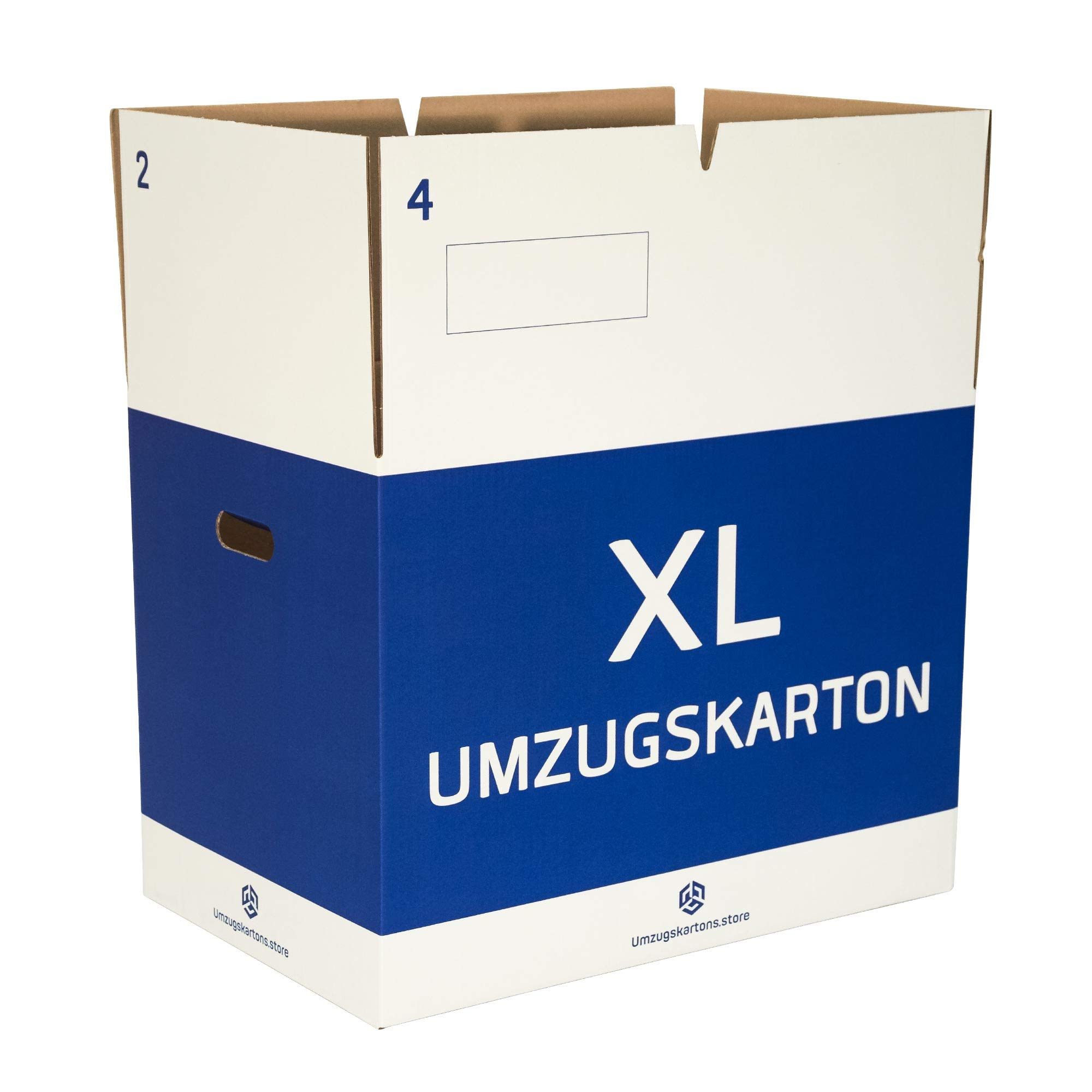 XL Umzugskartons Professionell - 10 Stck. - 96 Liter - Entfaltet sich Automatisch - Selbstschließend - Doppel Wellpappe - Extra fester