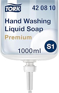 Tork Savon liquide pour les mains S1/S11, extra hygiénique, qualité Premium, 1 x 1000 ml, 420810