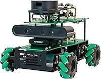 Vista 25 de Yahboom ROS2 Robot Lidar Mapeo Navegación Mecanum Wheel Python Programación Aprender Explorar Kit robótico Docker Adulto AI Robot APP Control remoto