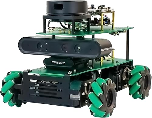 Miniatura 25 de Yahboom ROS2 Robot Lidar Mapeo Navegación Mecanum Wheel Python Programación Aprender Explorar Kit robótico Docker Adulto AI Robot APP Control remoto