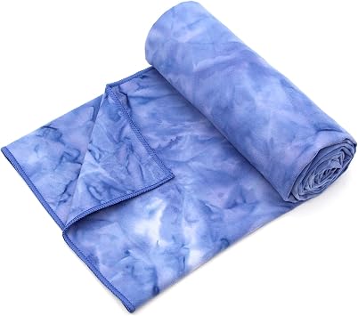 Eunzel Hot Yoga Towel Non-Slip Yoga Mat Towel Ultra-Absorbent Microfiber Towel for Hot Yoga, Pilates,Bikram and Workout 26.5x 72