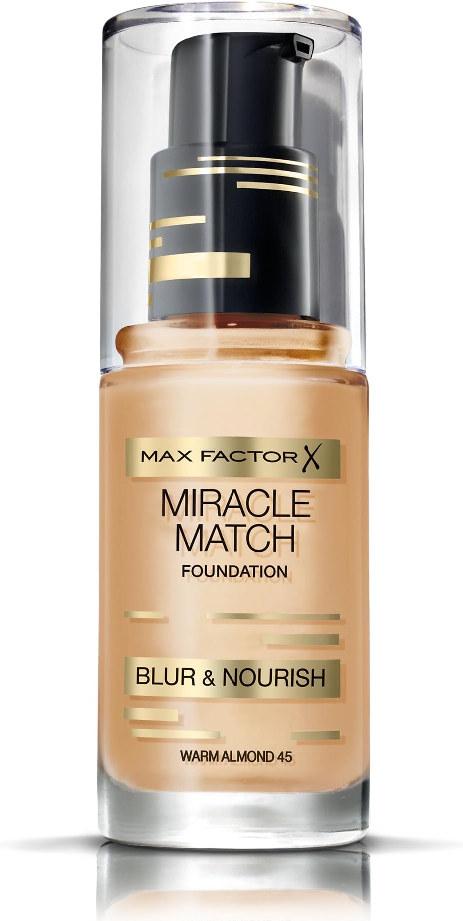 Max Factor Miracle Match Blur & Nourish Foundation, Warm Almond 45