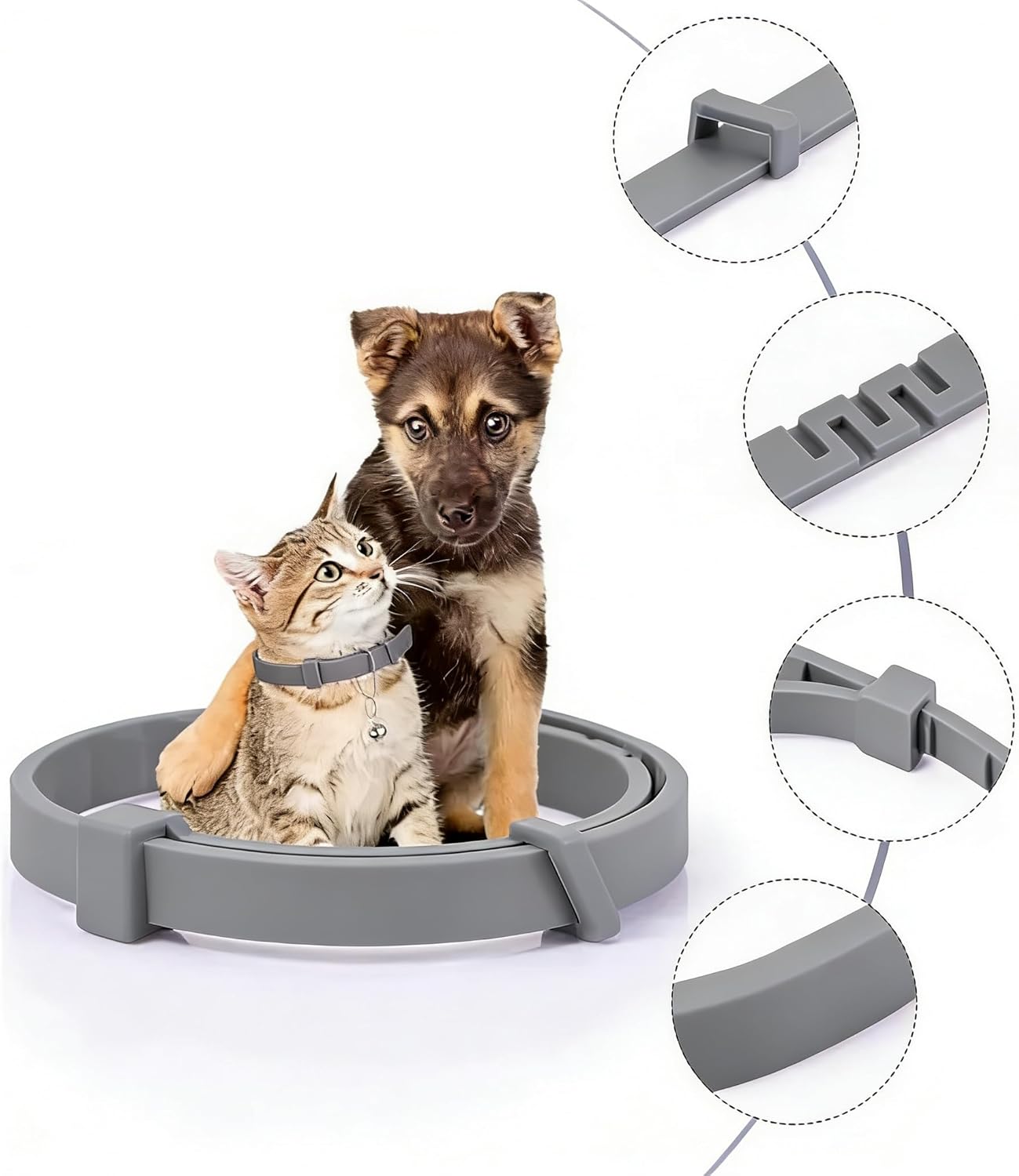 Calming Collar for Dogs Pheromone Collar for Dogs, Relief Anxiety Stress Separation, Help Calm Relax and Comfort Your Dog,Ease Anxiety- 4pcs