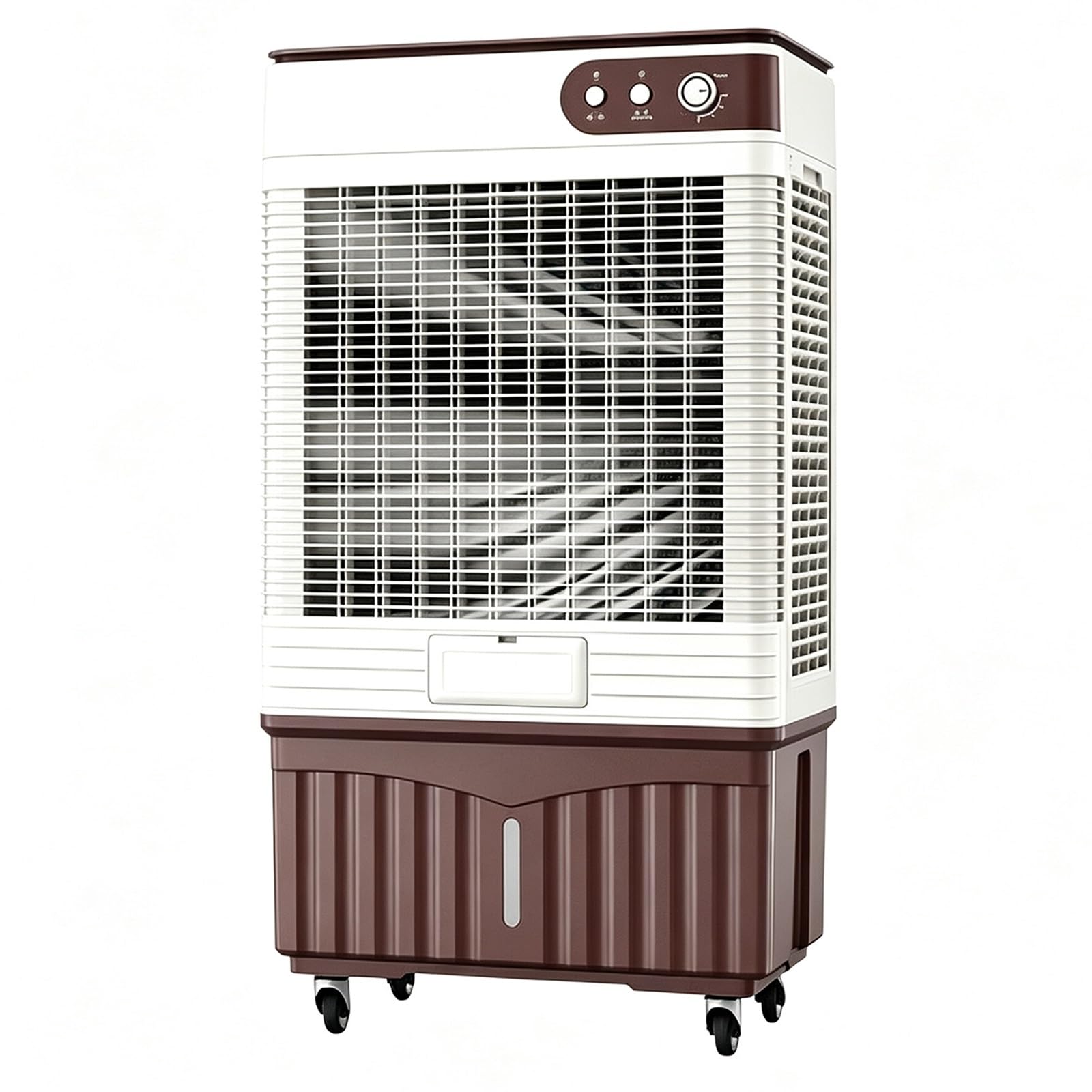 43in Evaporative Air Cooler, 3 Speeds Swamp Cooler, 15.85 Gal Water Tank, 120°Oscillation for Industry Commercial
