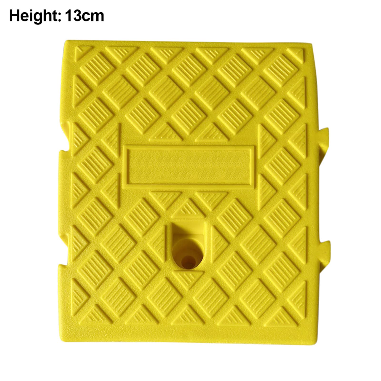 Bordsteinkanten-Rampe Aus Gummifasern, Bordsteinrampe, Gummirampen, Schwellenrampe,Tragbar Dicke Rampenmatte Wasserdicht Spleißbar,25×27×11cm/25×27×13cm