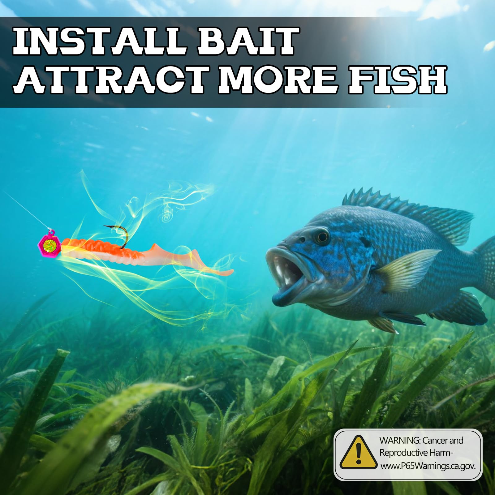 THKFISH Lot de 12 hameçons de pêche souples à têtes plombées, accessoires de pêche, hameçons pour truite crappie basse, 1,5 g (1/16oz), 3,5 g (1/8oz) 5,5 g (3/16 oz)