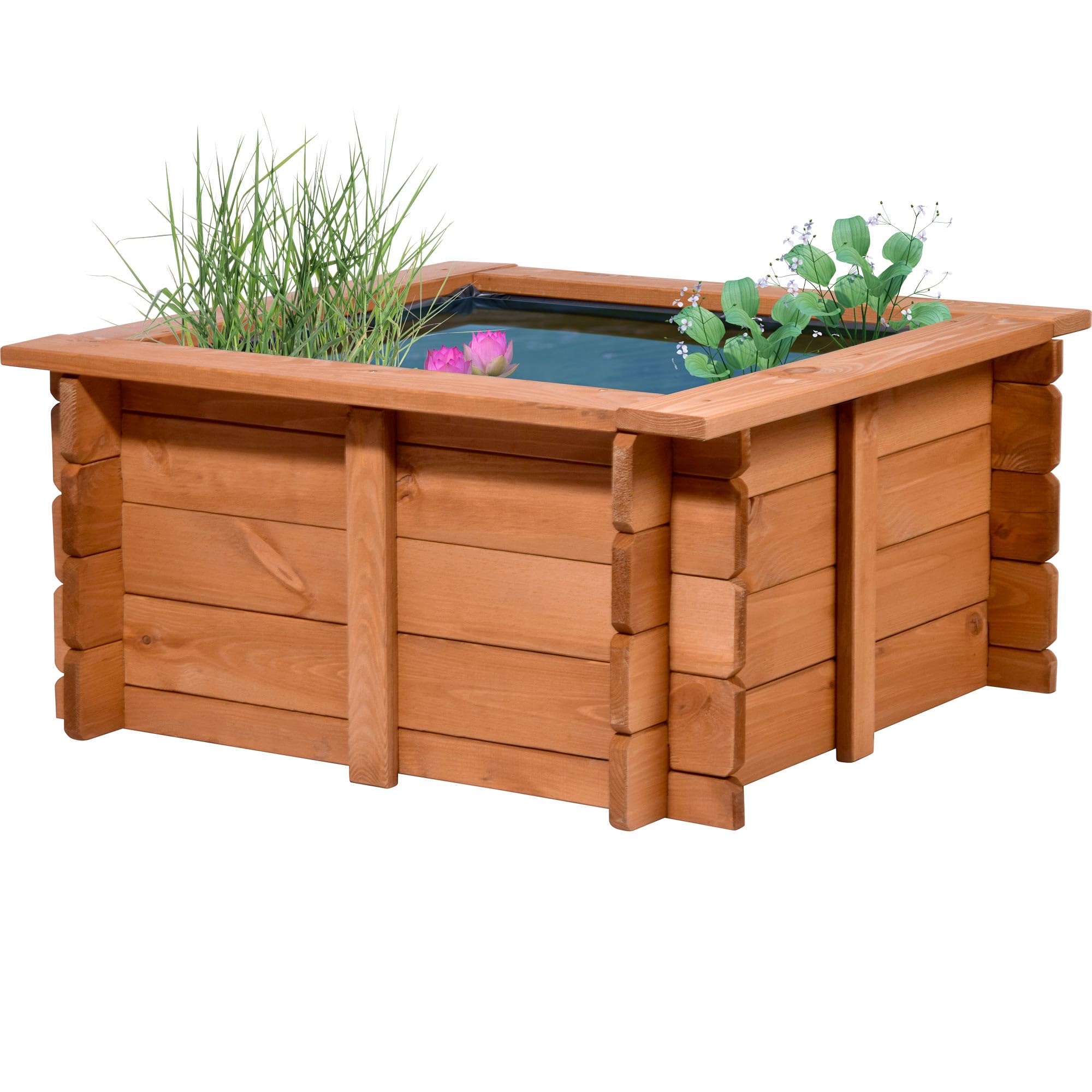 dobar Hochteich Square – Gartenteich aus robustem Holz