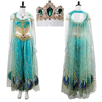 ジャスミンコスプレ（希望あればアリエルもプレゼントします） Disney 売切価格/ディズニー プリンセス アラジン ジャスミン
