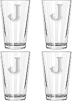 Vista 11 de Juego de 4 monogramas de copa de cerveza (M)