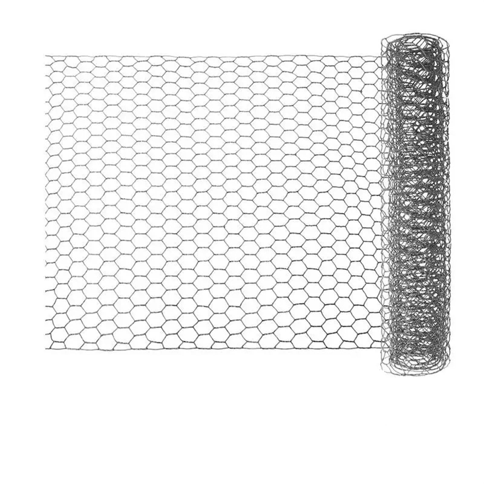Chicken Wire Mesh Hexagonal Galvanized Iron Wire Netting for Garden Chicken Wire Fencing Poultry Mesh Fence