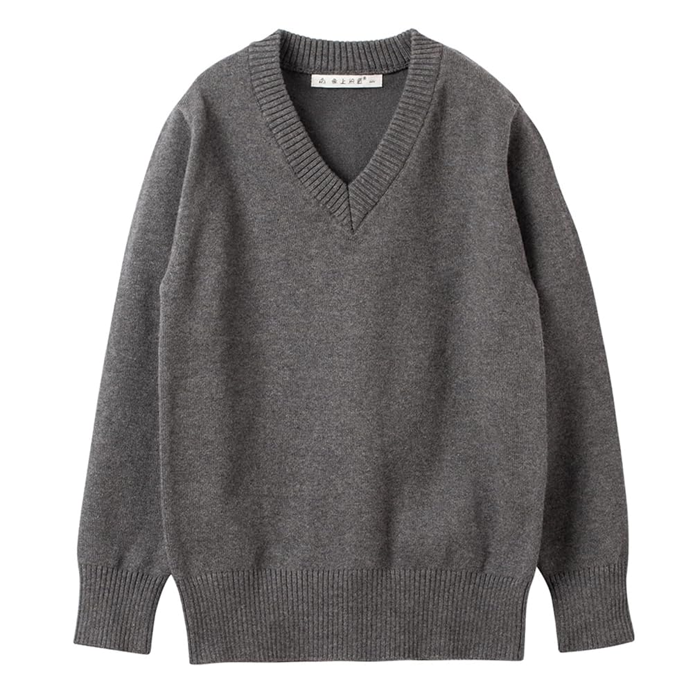 PUMA Vネックセーター グレー プーマ PUMA ゴルフ ジャガード Vネック