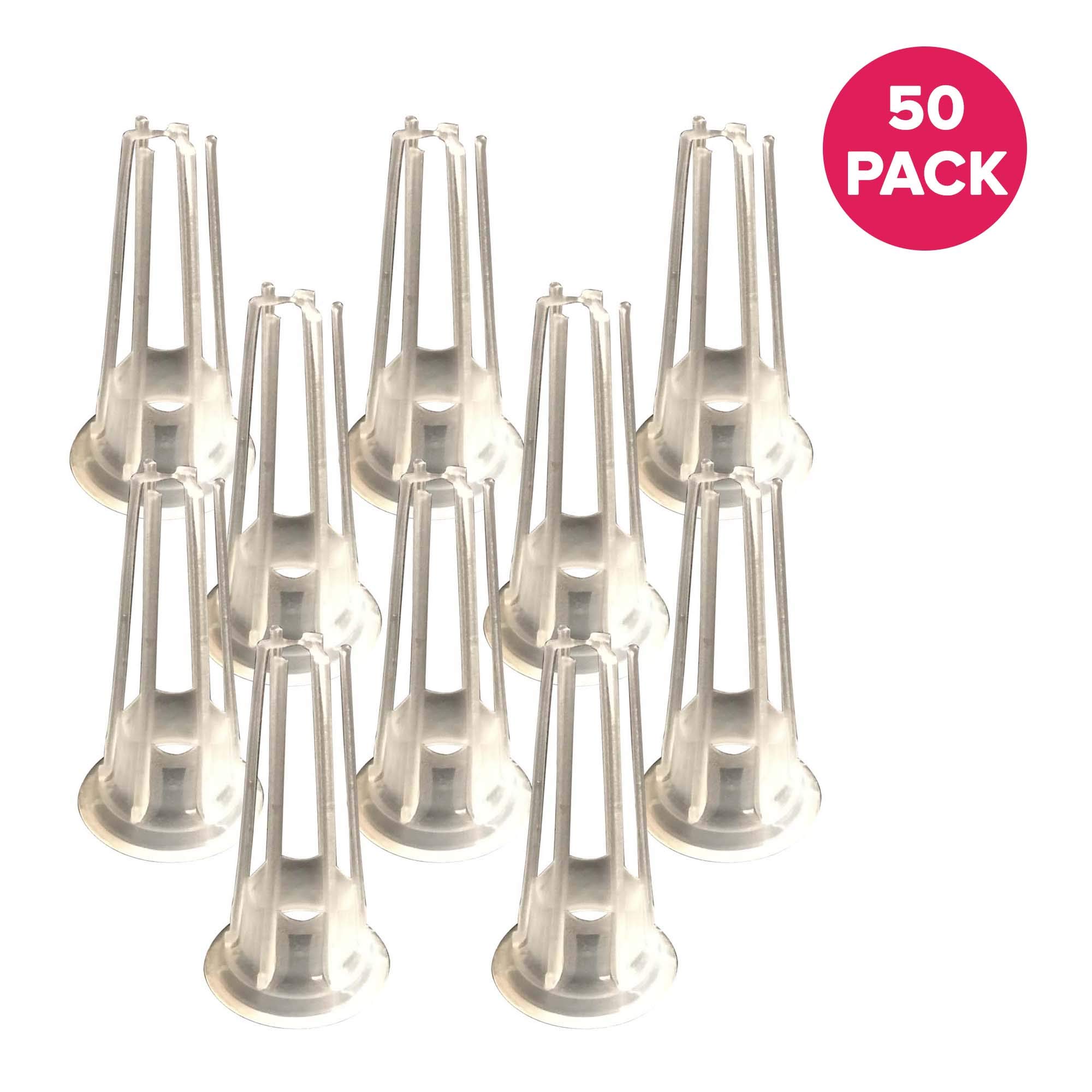 Think CrucialReplacement Grow Baskets Fit AeroGardens, Works with Grow Sponges (50 Pack)