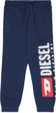 Diesel Denim Division Logo Fleece Jogger Pants