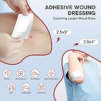 Vista 5 de Kit de primeros auxilios para automóvil, hogar, viajes, campamento, 350 piezas, estuche rígido compacto e impermeable, kits de supervivencia