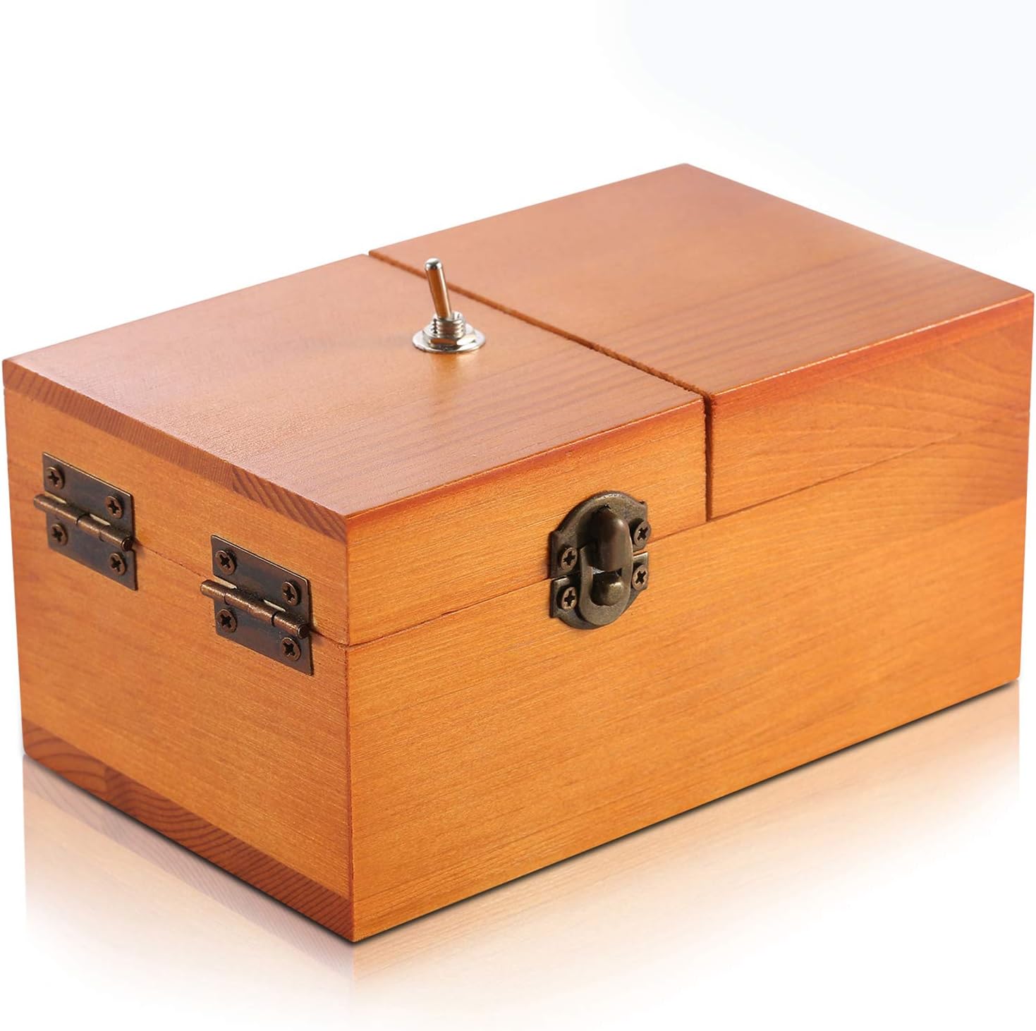 EASTBULL Useless Box , Pointless Box Turns Itself Off Box Useless Machine Leave Me Alone Box Toys as Gift for Christmas, Office Desk Gadgets