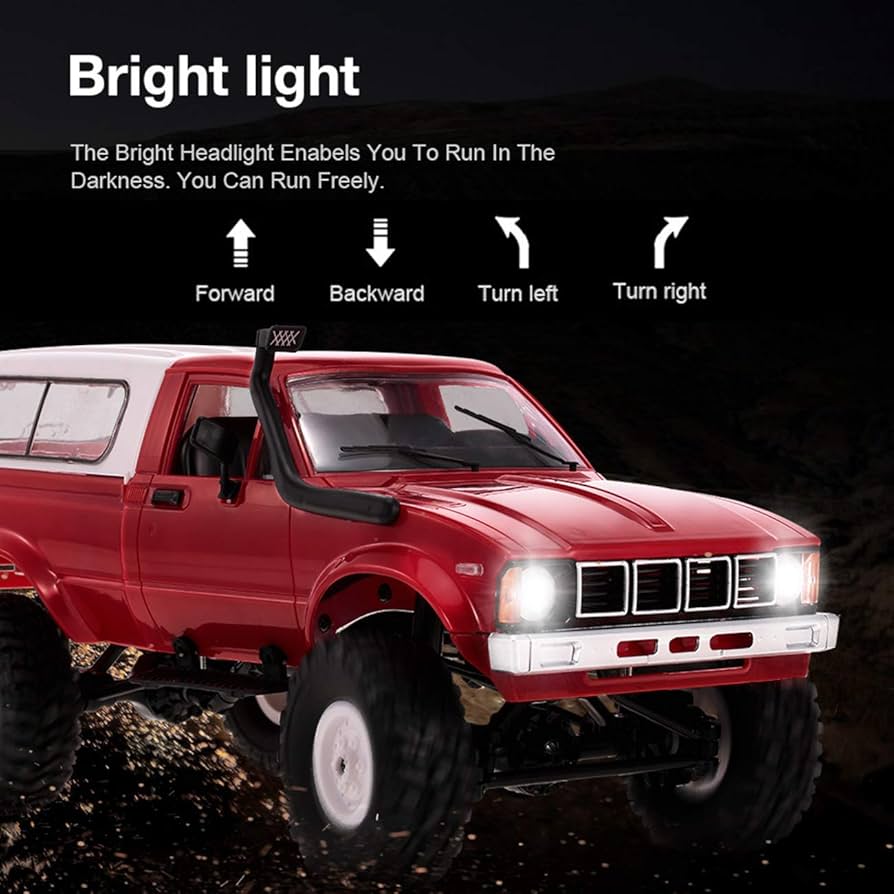 Amazon.com: Apawband RC Truck WPL C24 RC Crawler 1/16 Scale