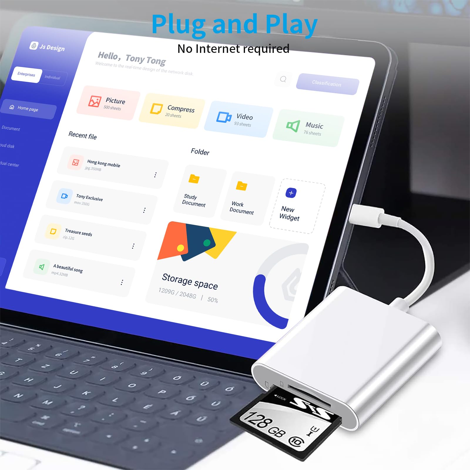 Lector De Tarjetas De Memoria Micro Sd Tf,Ranura Para Tarjeta De Memoria Dual Pa