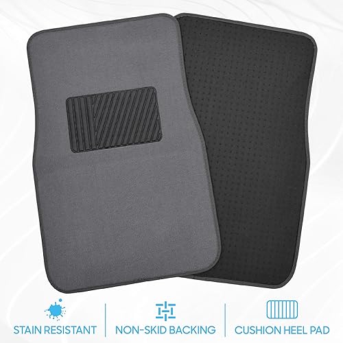 Miniatura 3 de BDK Tapete clásico para piso, GRIS (MEDIUM GRAY)