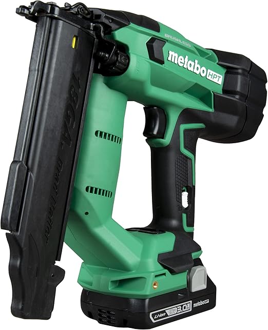 Metabo HPT 18V MultiVolt Cordless Brad Nailer Includes 118V, 3.0 Ah