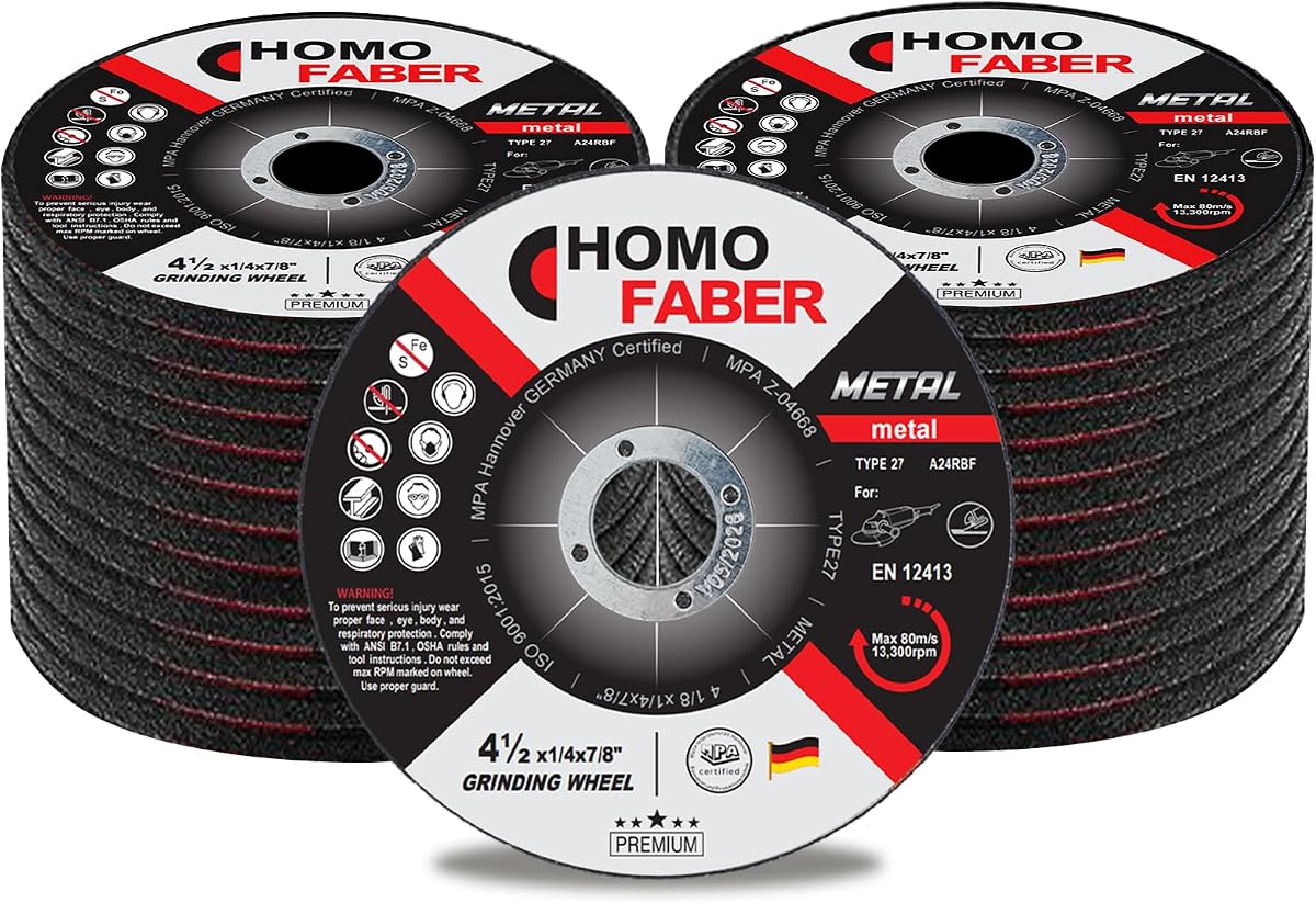 HOMO FABER 25 Pack Grinding Wheels