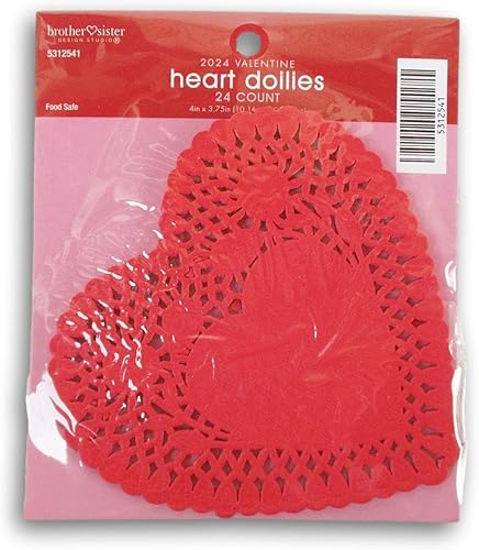 Mini tapetes de papel de corazón de amor para el día de San Valentín, 3.75 x 4 pulgadas