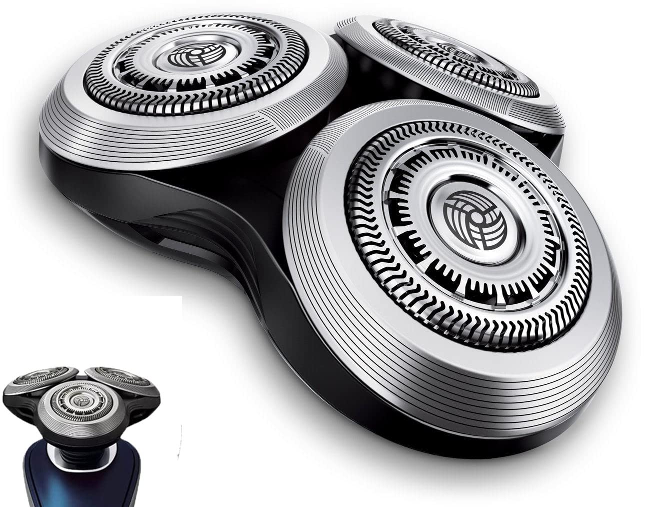 Full Set RQ12 PRO of Replacement Shaving Head, fit for Philips Norelco 1250X 1255X 1260X 1280X 1290X