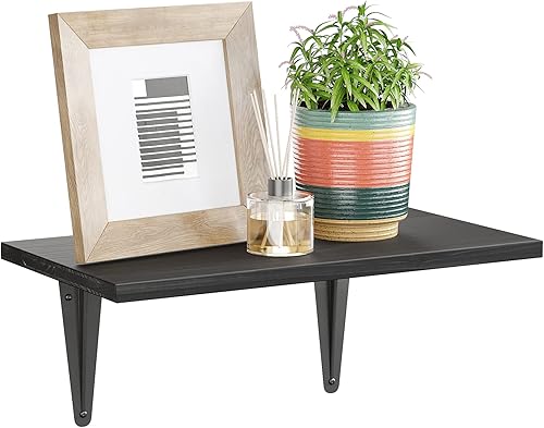 BAMFOX Estante flotante de pared, estante de almacenamiento para dormitorio, sala de estar, baño, cocina, oficina y más de 13 x 6 pulgadas BAMFOX Estante flotante de pared, estante de almacenamiento para dormitorio, sala de estar, baño, cocina, oficina y más de 13 x 6 pulgadas