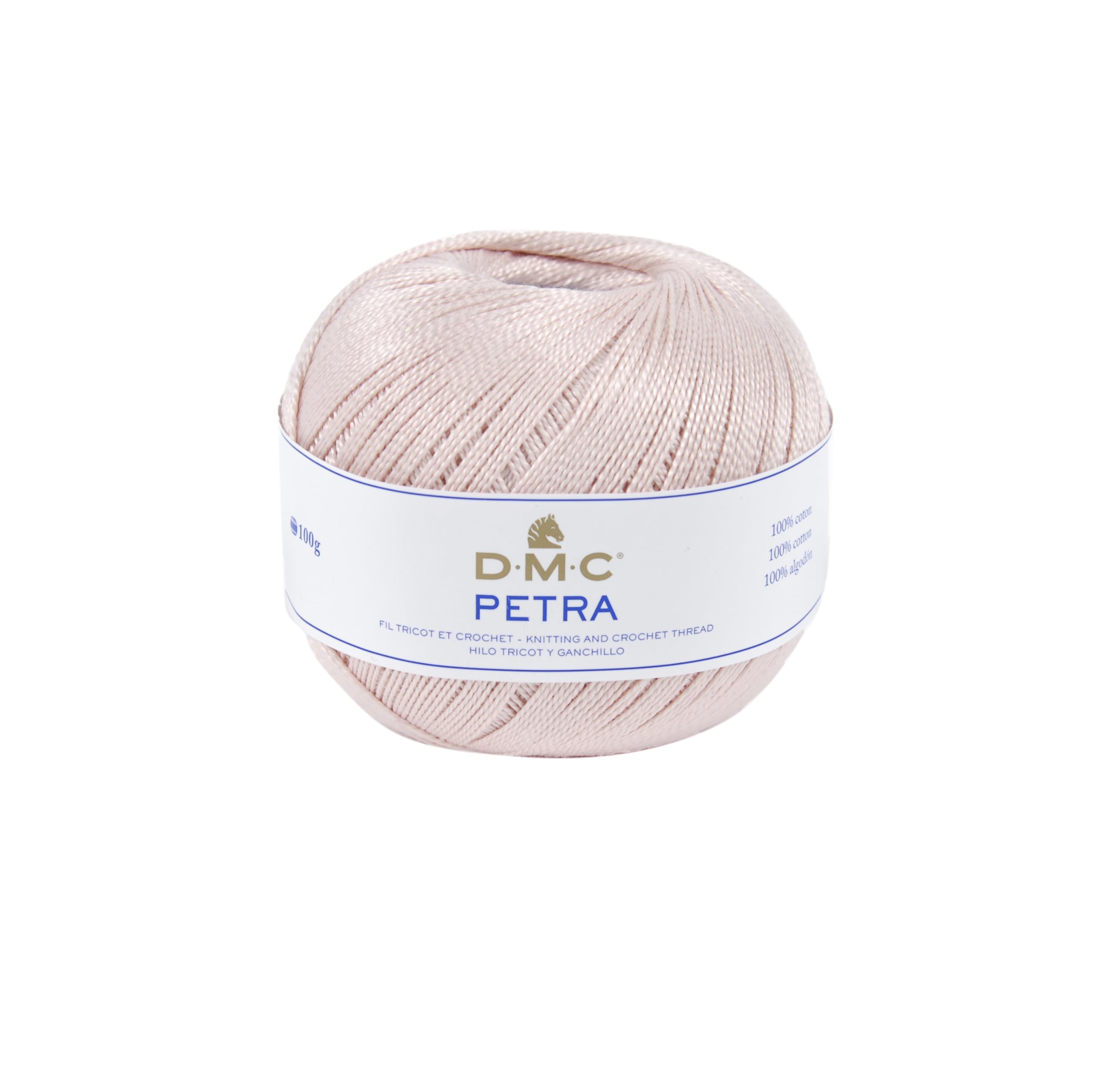 DMC Petra Yarn, 100% Cotton, Light Beige (5225), Size 5