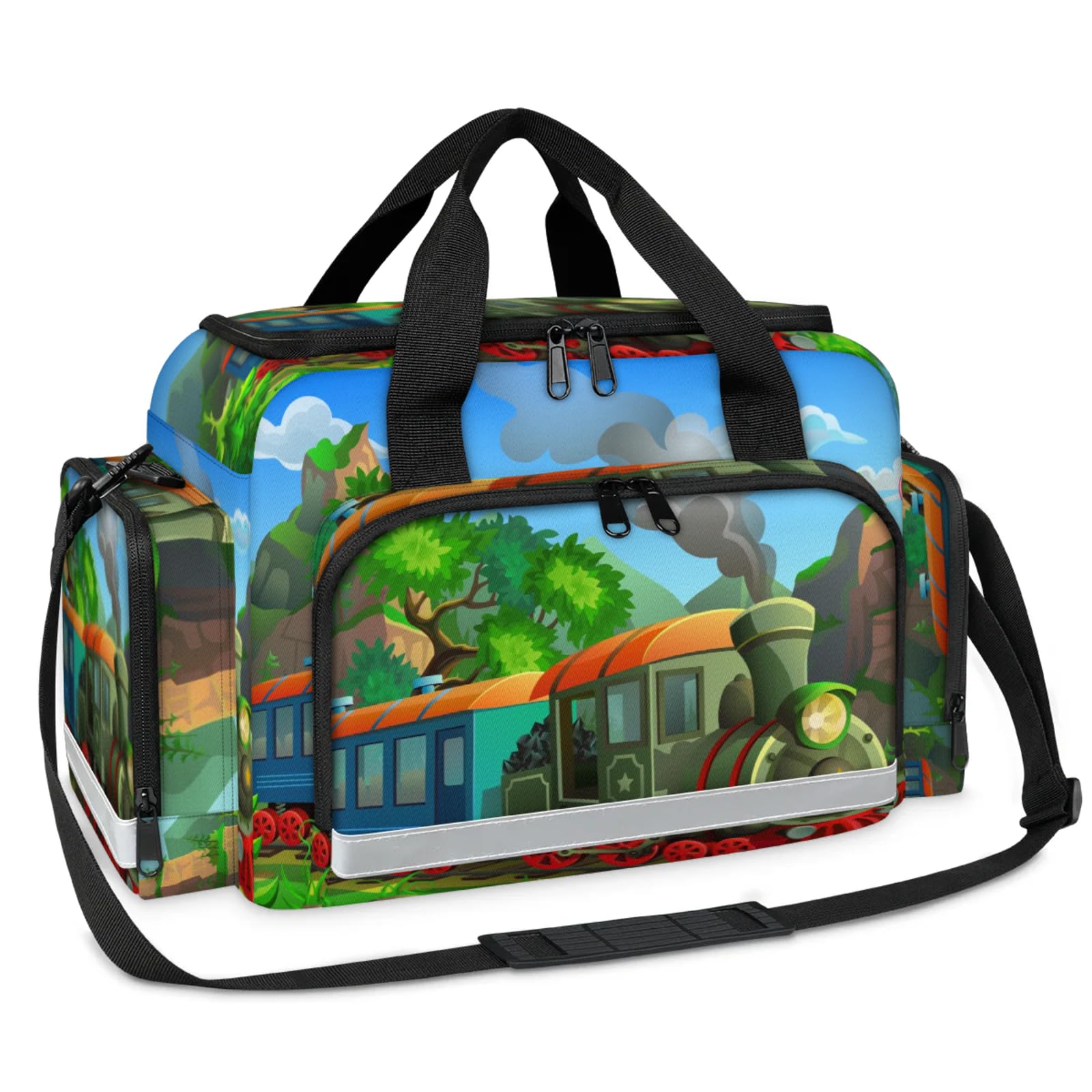 GzLeyigou First Aid Bags Empty, Colorful Train Emergency Bag First Aid Kit Multiple Compartment Kit Carrier On Call Trauma Bag For Paramedics Emergency Medical Supplies Kit