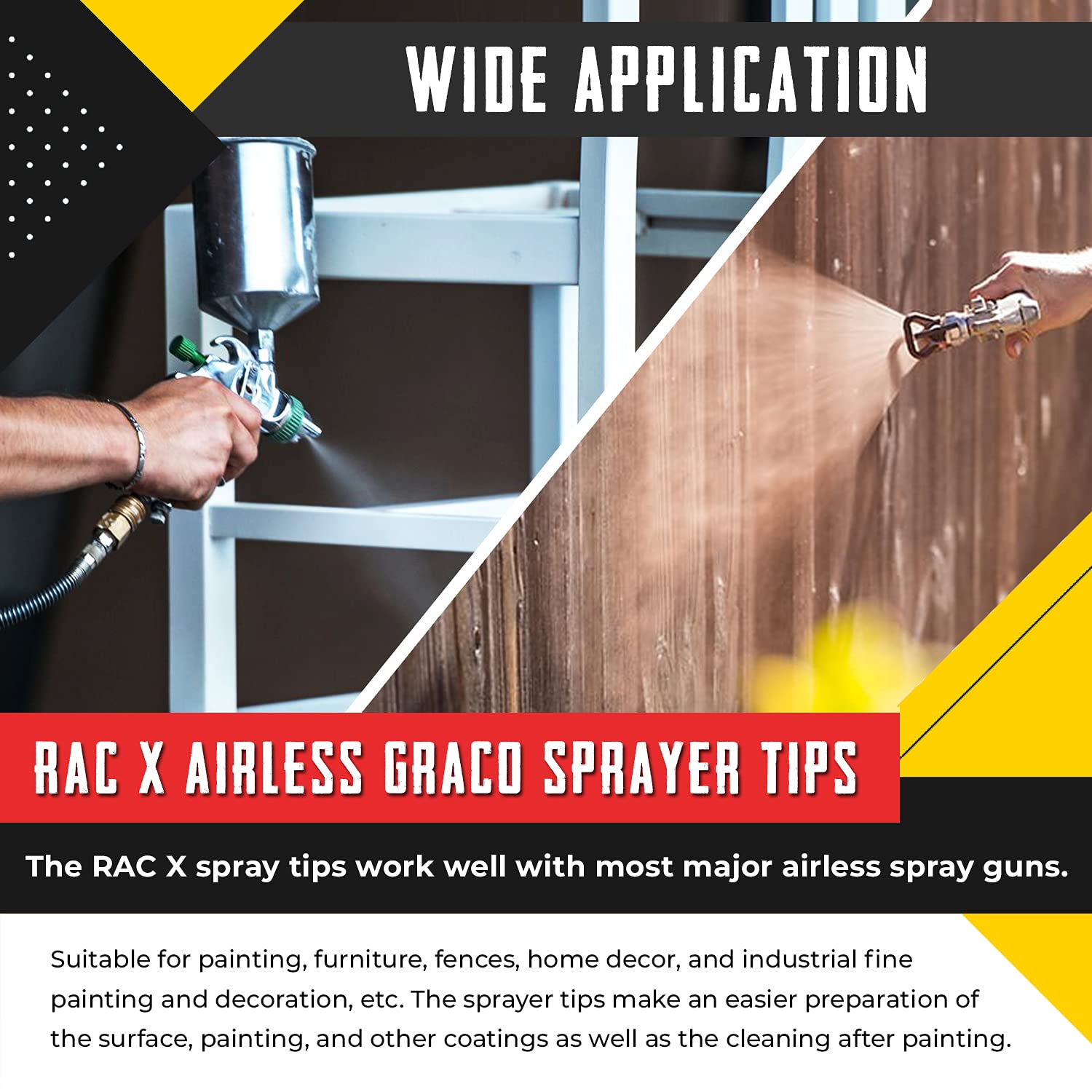 Buy RAC X Airless Graco Sprayer Tips Multiple Sizes for Airless Paint