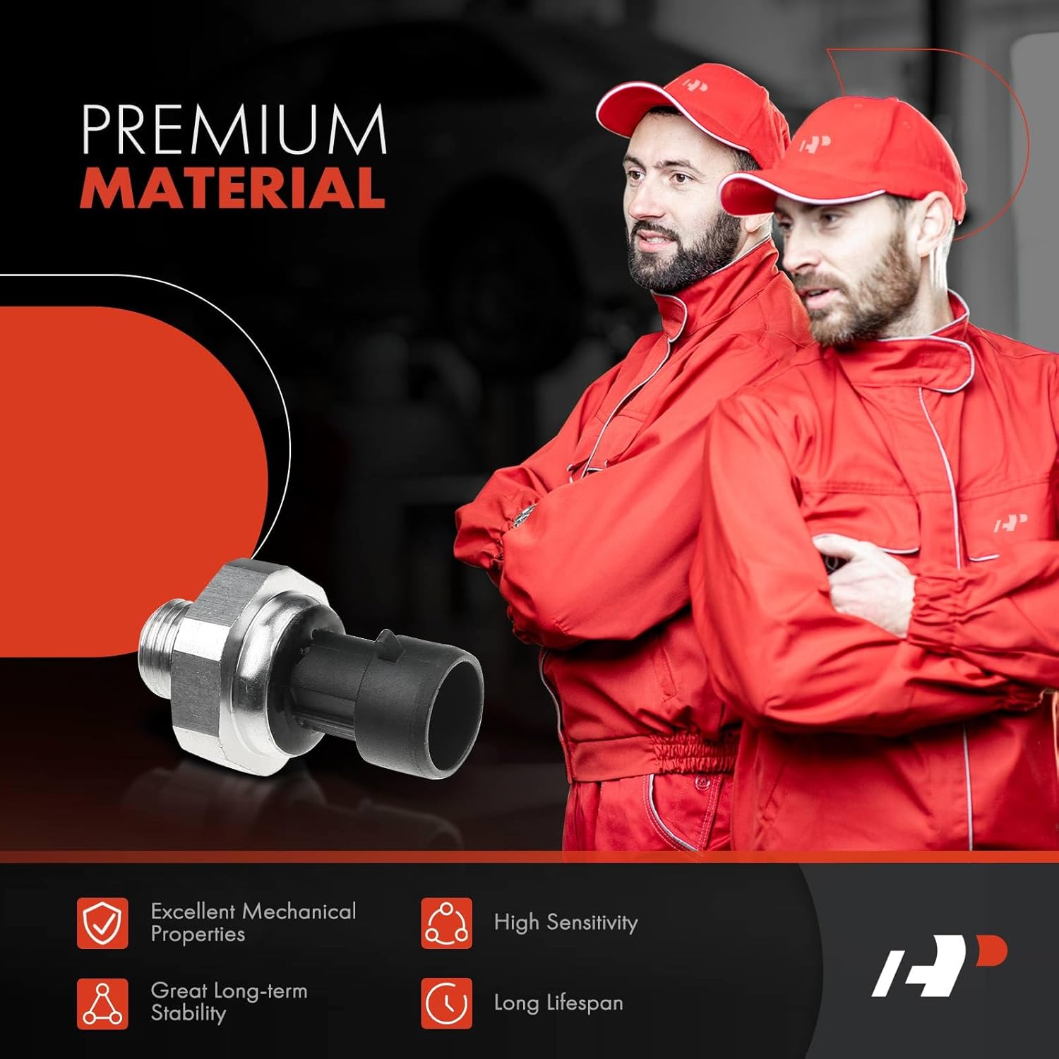 A-Premium Engine Oil Pressure Sensor Switch Compatible with Buick LaCrosse Cadillac Chevrolet Colorado Pontiac Saab 9-3 Saturn