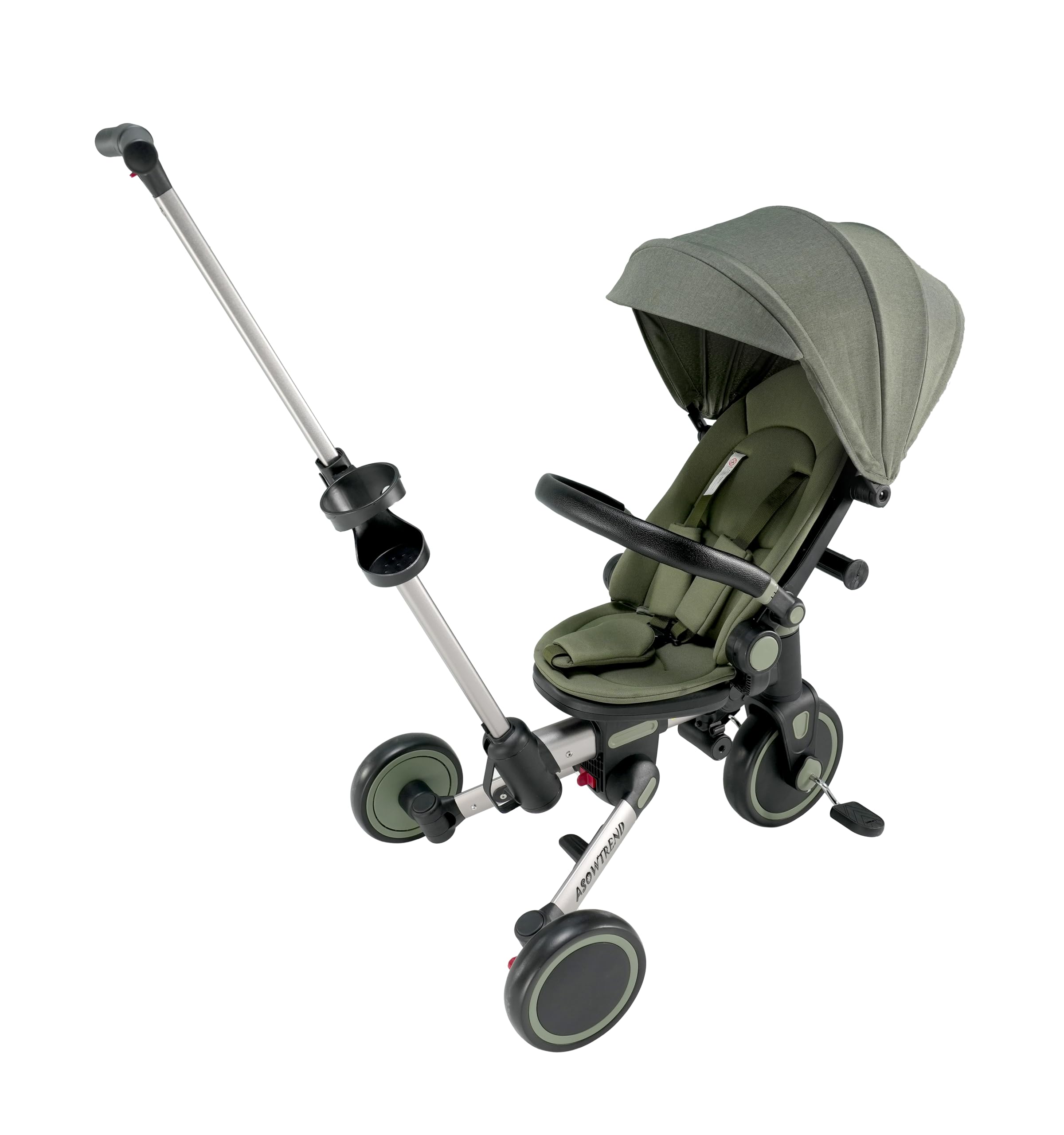 Amazon.co.jp: 【ASOWTREND】子供用三輪車 手押し棒付き 六ヶ月～6 歳