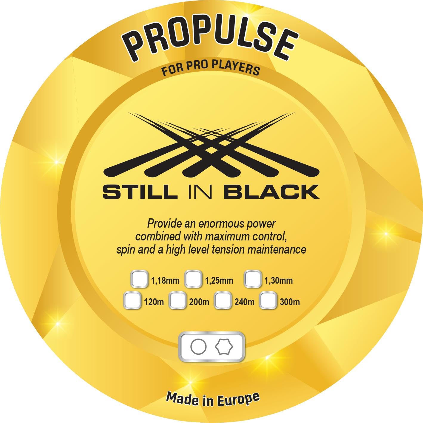 Bobine 300 M Propulse Carre Orange Fluo 1,28 Mm Tennissaite, Neonorange