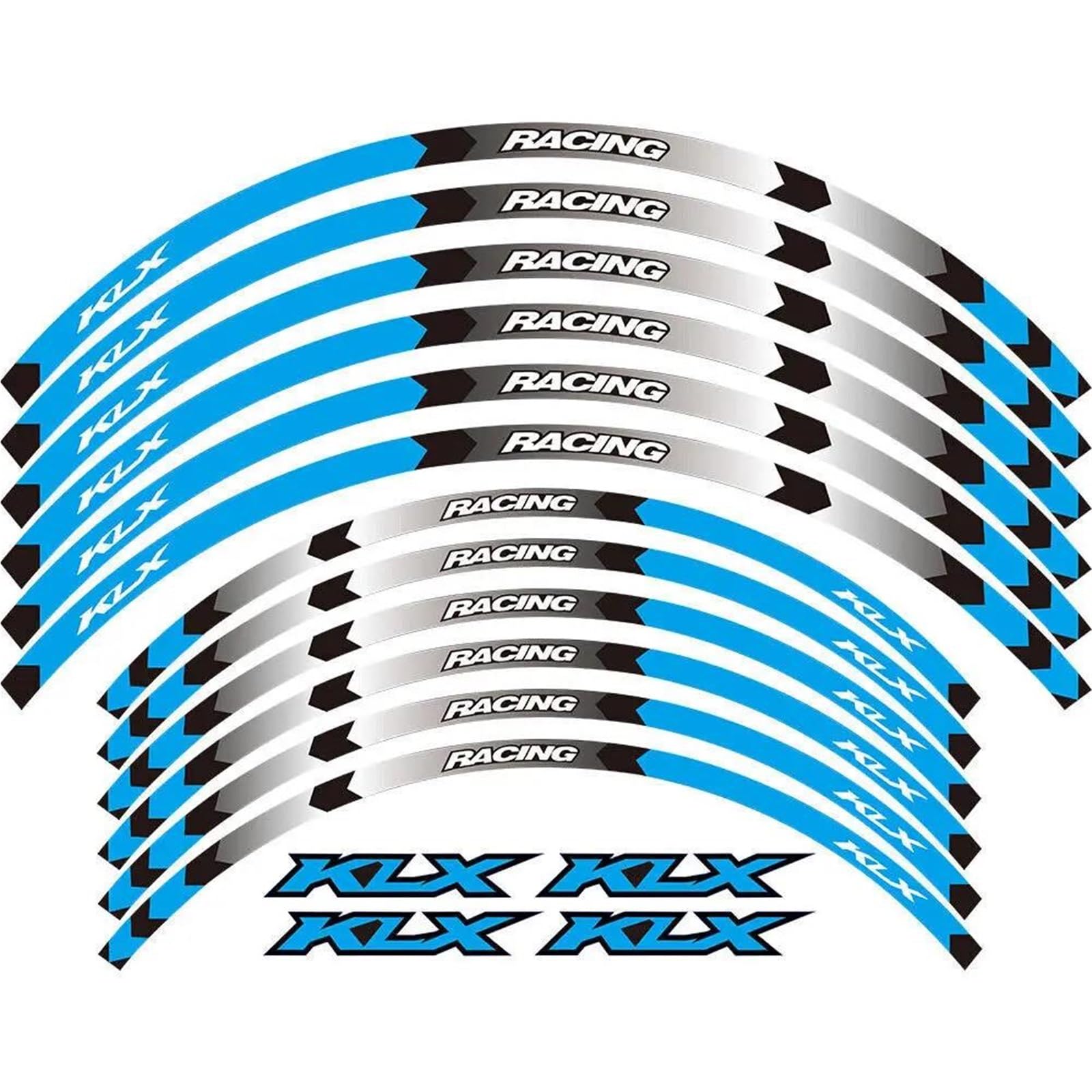 21 "18 Reflective Waterproof Wheel Decal Rim for KLX KLX230 KLX300 KXL-230R KXL 230S Kxl300r 230se
