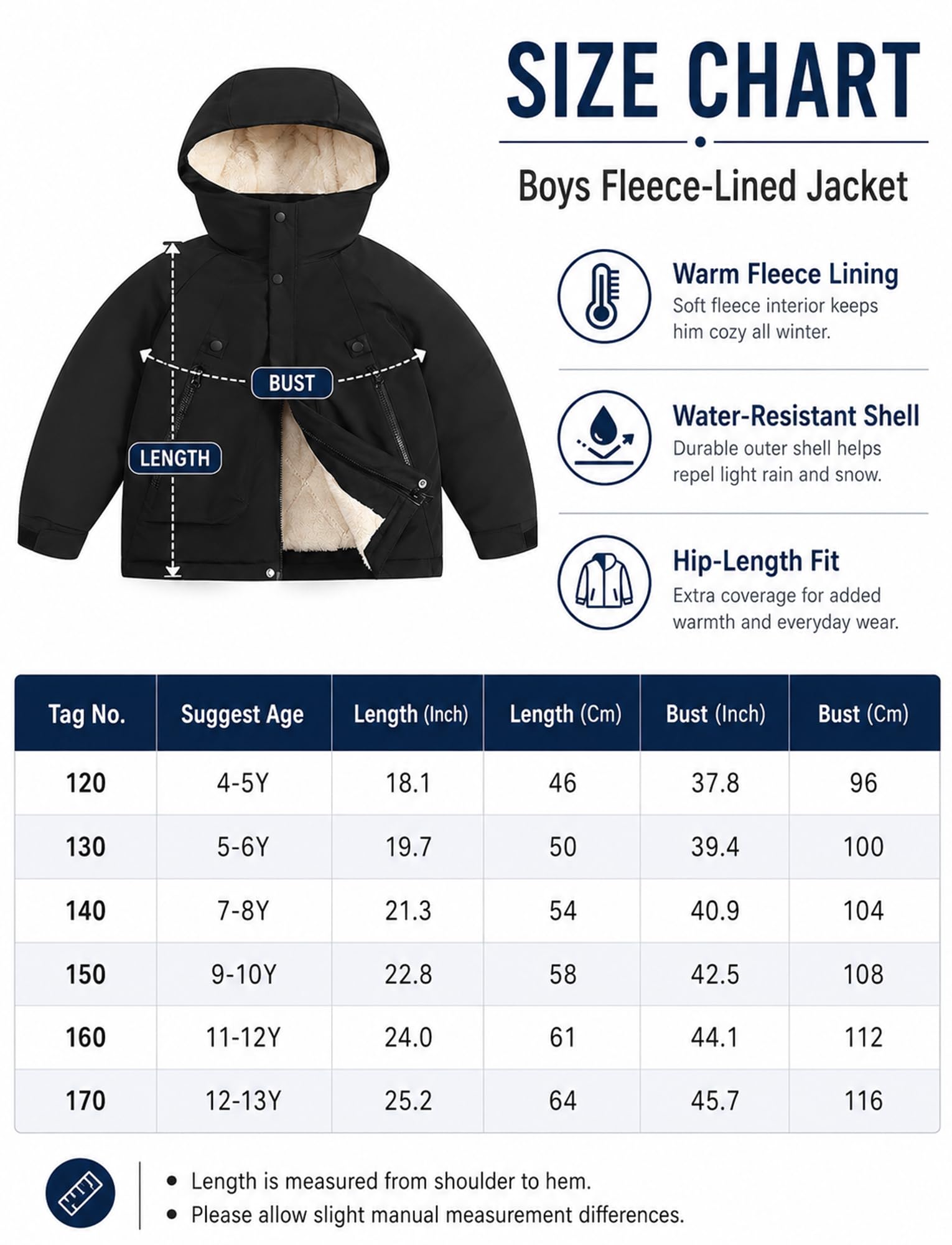 Cappotto invernale impermeabile ragazza ragazzo giacca da sci antivento con cappuccio giacca fodera in pile casual 4-13 anni