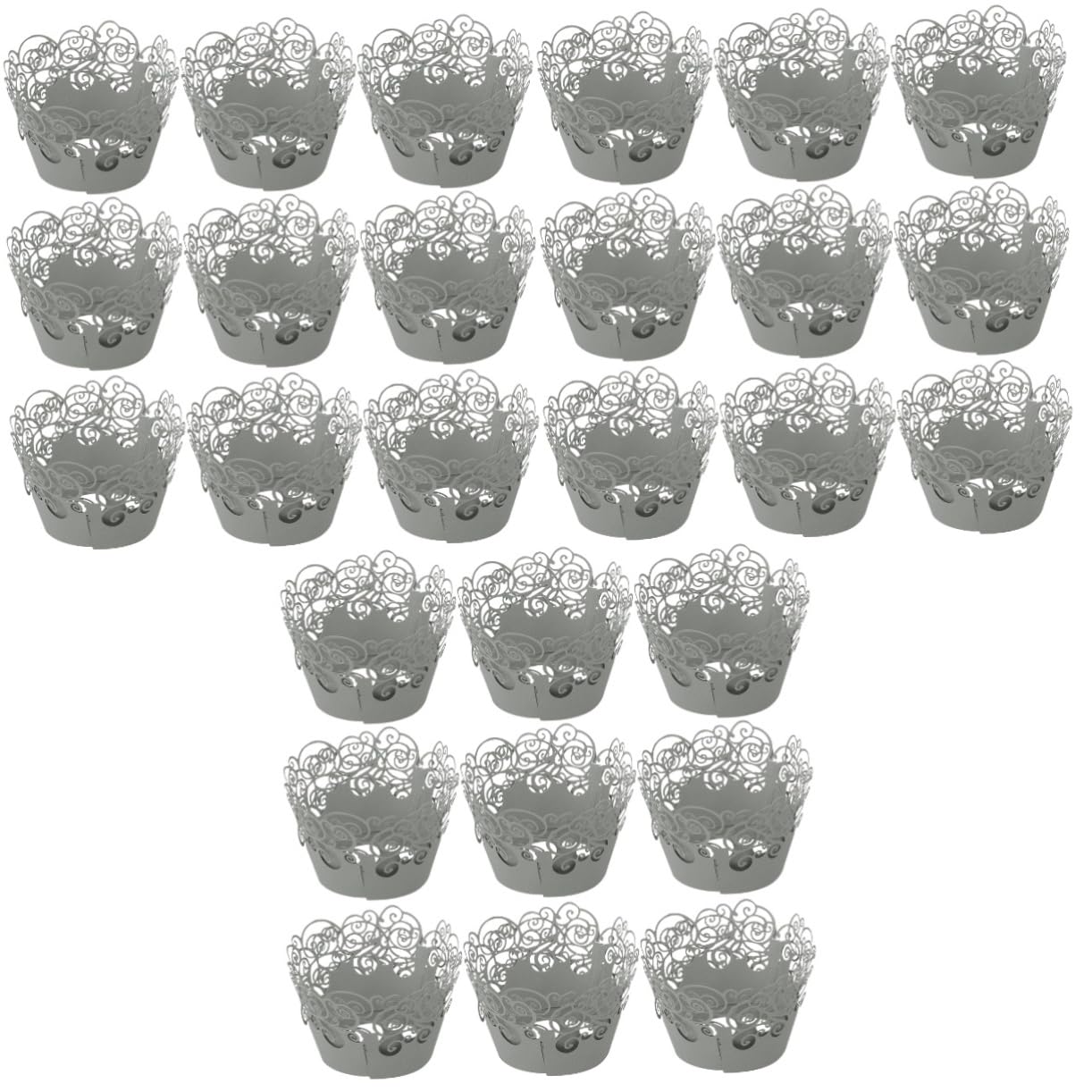 PRETYZOOM 180piezas Envoltorios De Pastel De Diseño De Huecos Resistencia Altas Temperaturas Perfectos Para Decoración De Tartas Cumpleaños y Bodas