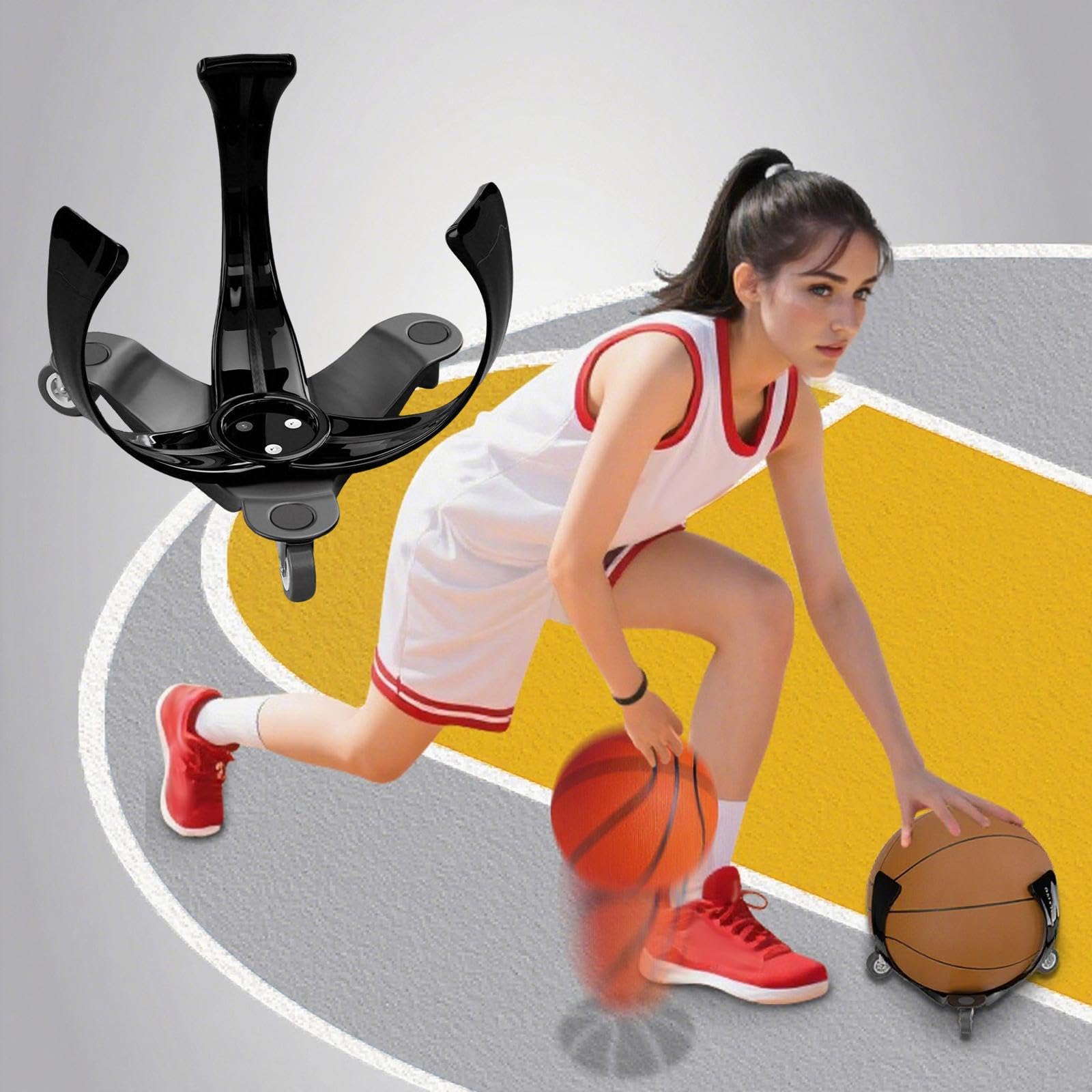 Basketball Dribbling Übungsgerät Zur Verbesserung Der Fähigkeiten mit Niedrigem Schwerpunkt