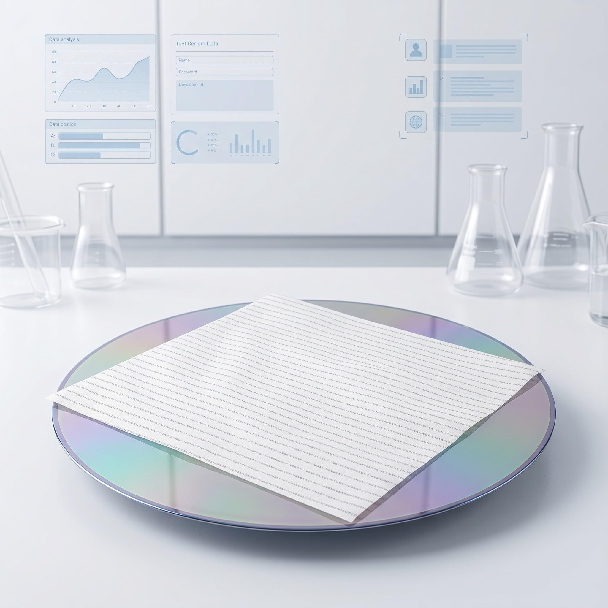 ibasenice 200 salviette in poliestere senza lanugine per camera bianca, salviette senza polvere da 6x6 pollici, panni per elettronica, farmaceutica, stampa, semiconduttori, automotive e laboratorio.