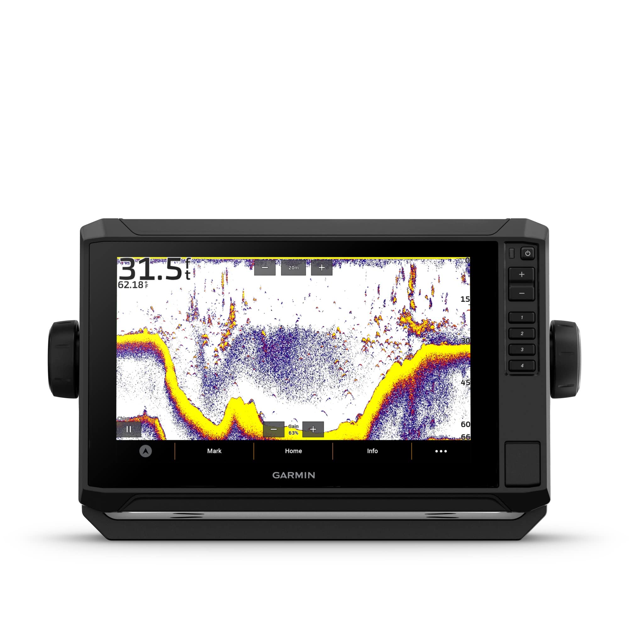 Garmin ECHOMAP UHD2 93sv Without Transducer, 9” Touchscreen Chartplotter, Garmin Navionics+ U.S. Inland