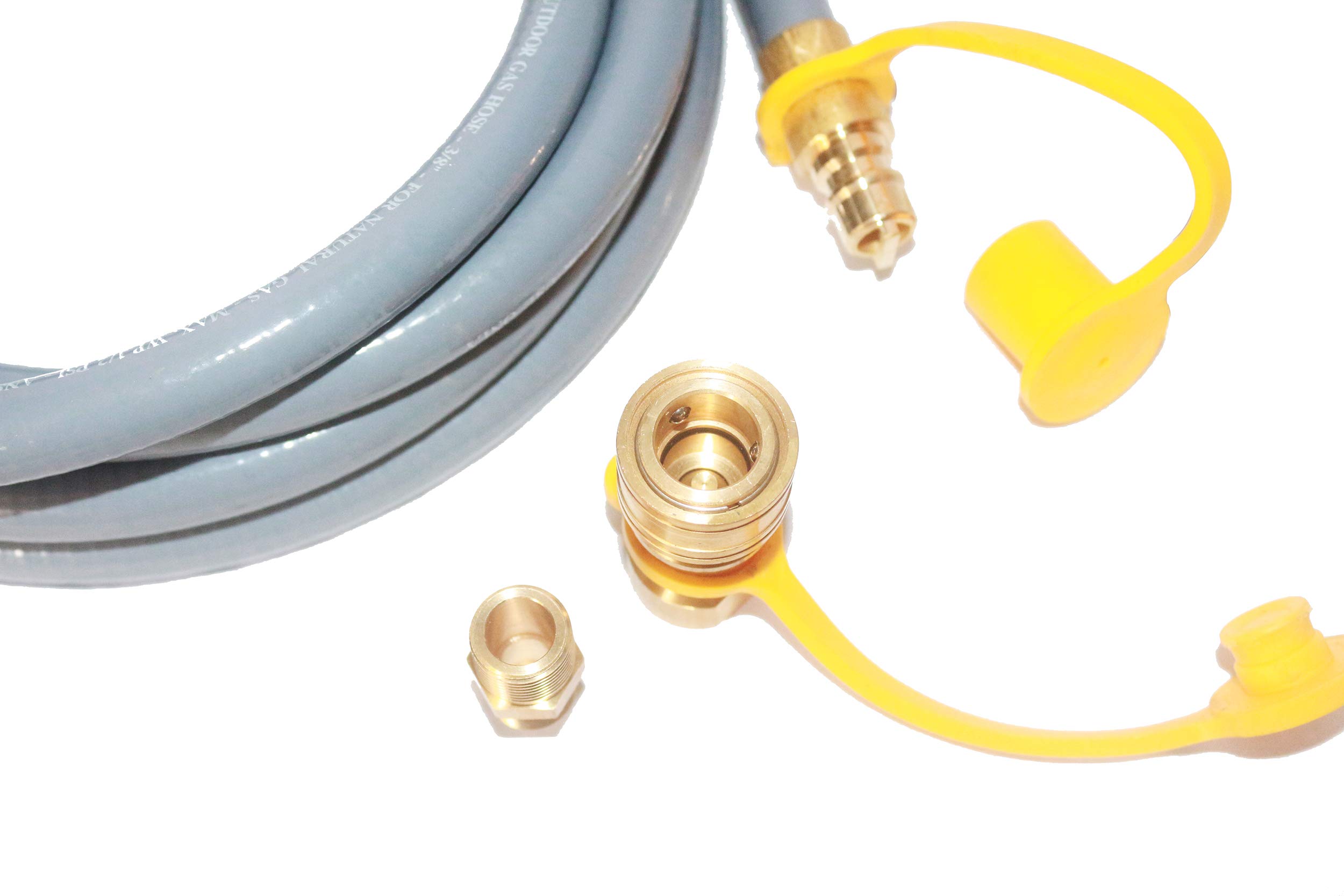 Outdoor Hose GGC 12 Feet 1/2 Inch ID Natural Gas Grill Hose With