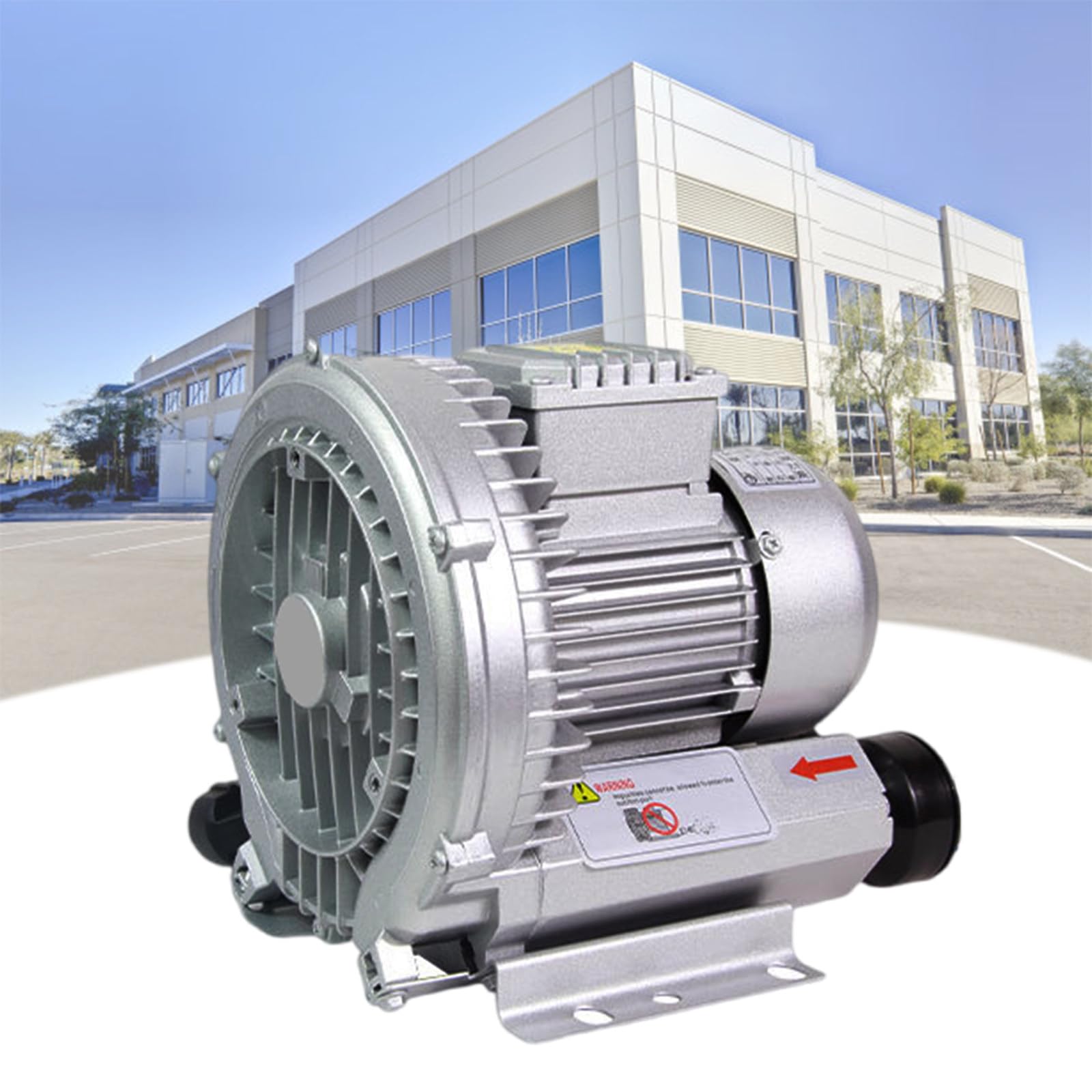 SENJINGHUA Vortex Ring Blower, High Pressure Strong Centrifugal Fan, 23-50m³/h for Sewage Aeration & Fish Pond Tanks 120W