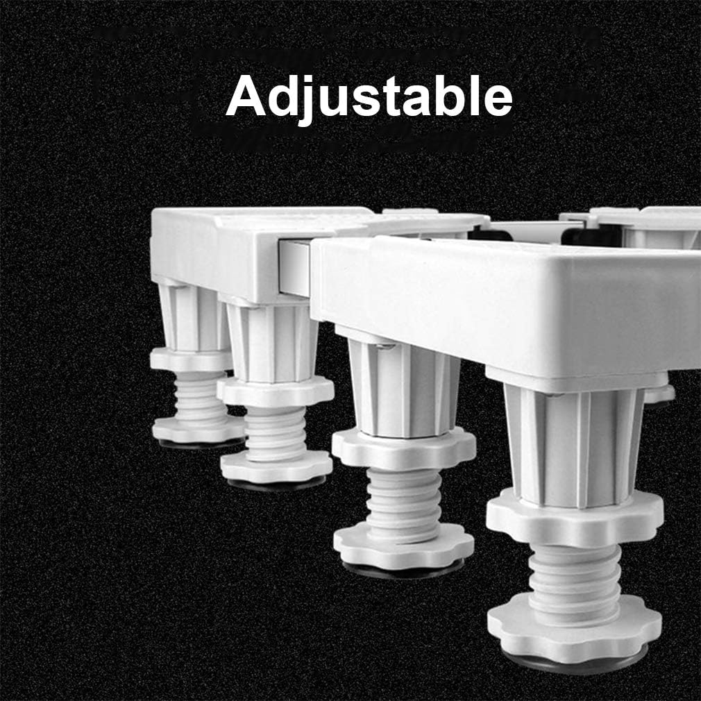 Washing Hine Base Multi-Functional Adjustable Refrigerator Dryer Stand with 4/8/12 Legs Length/Width 48-72Cm Washer Pedestals & Frames Anti Vibration Mute Height 11-13Cm/,12Legs