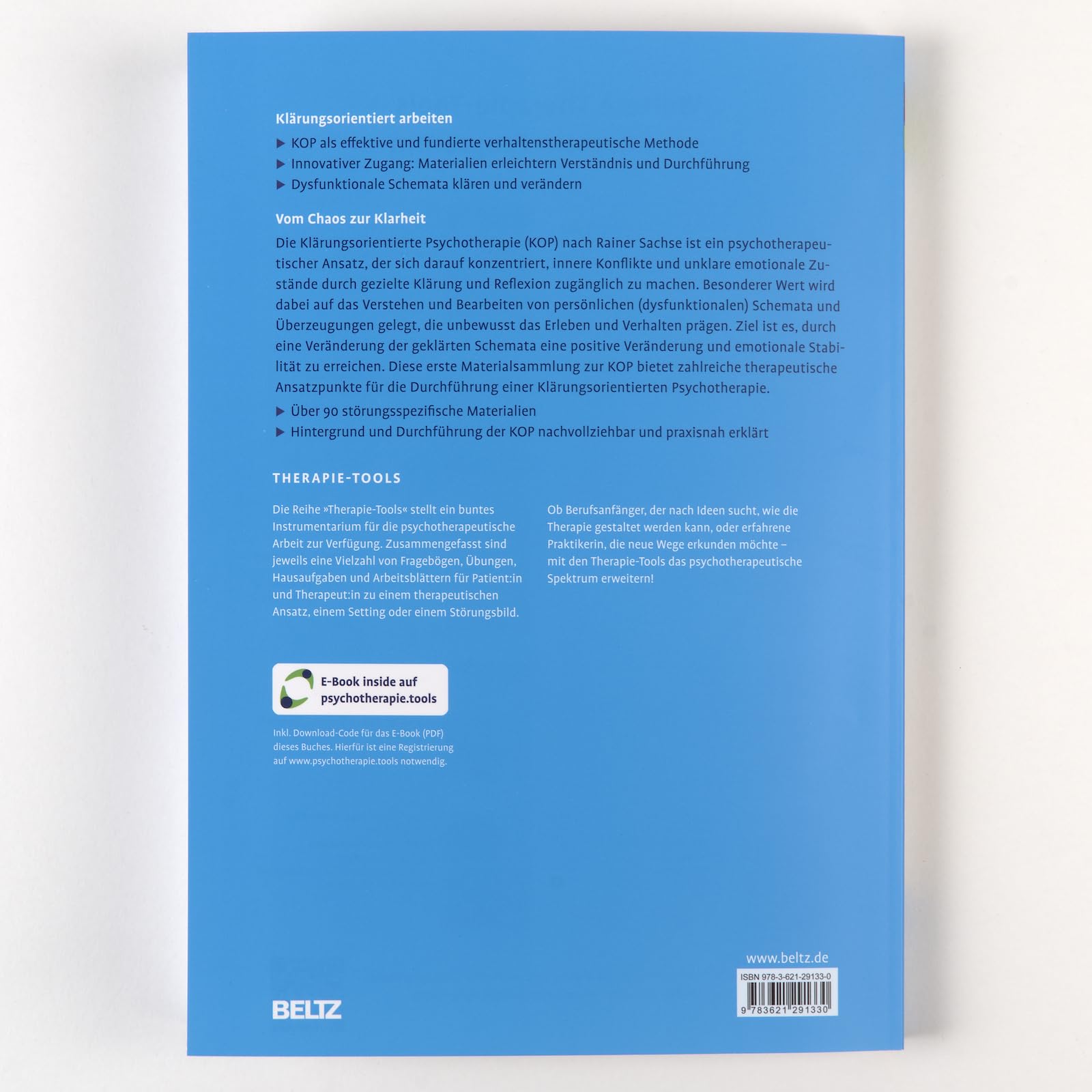 Therapie-Tools Klärungsorientierte Psychotherapie (KOP): Mit E-Book inside und Arbeitsmaterial